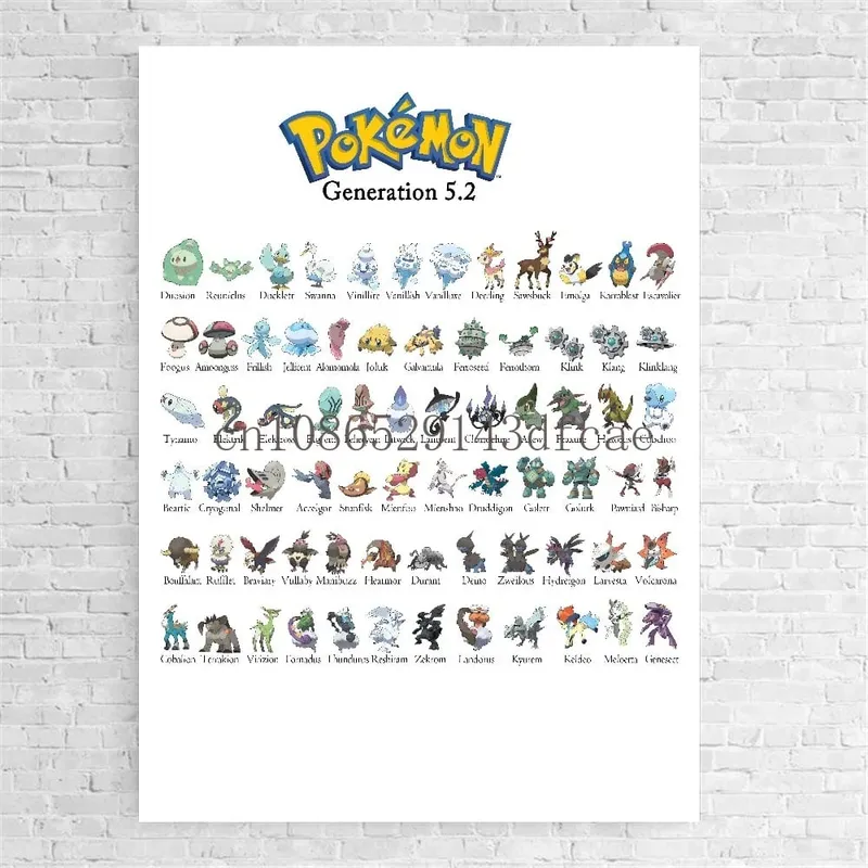 ญี่ปุ่นอะนิเมะ Pokemon โปสเตอร์ตกแต่ง Pikachu Charizard Wall Art สีน้ำภาพวาดผ้าใบ Modern Room Decor