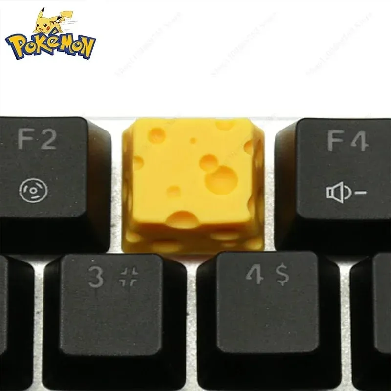 Pokemon Anime Cute Tail Keycaps Pikachu Gengar Eevee Keyboard Cap for Cross Shaft Mechanical Keyboard 3D Resin Keycaps Best Gift — image 20