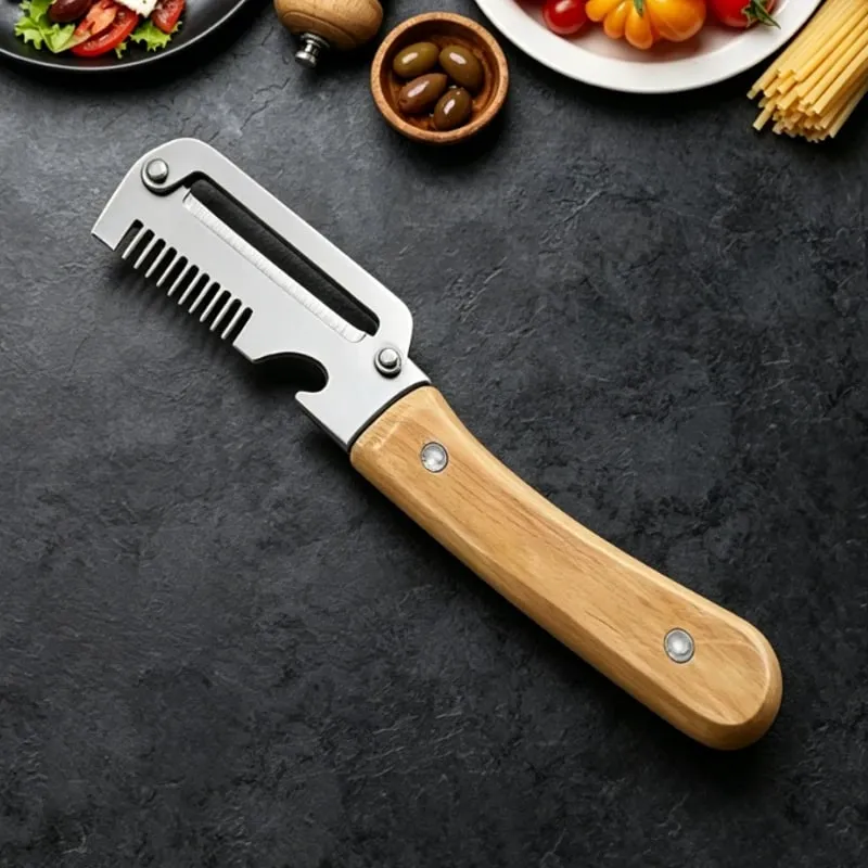 2 pçs descascador de cozinha de aço inoxidável descascador de legumes para cortar cebolas cortar frutas legumes abóbora descascador específico ferramenta de cozinha