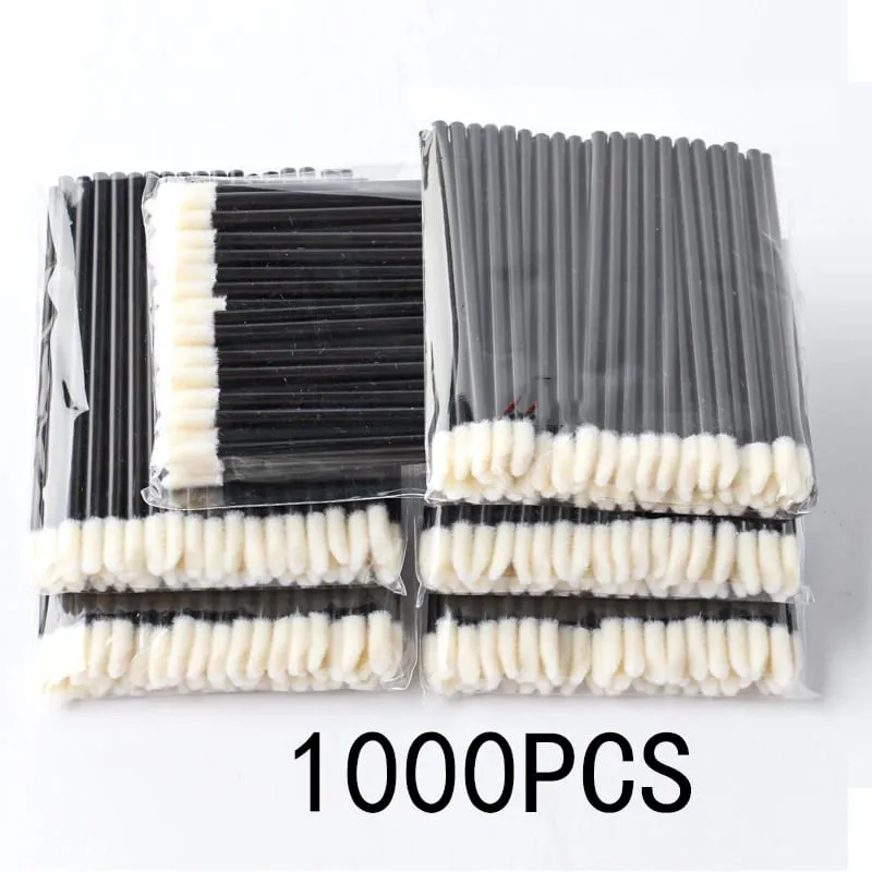 50/500/1000Pcs ขายส่งแปรงแต่งหน้าแปรงแต่งหน้า Eyelashes Extension Lip Gloss Applicator ลิปสติก Wands ชุดเครื่องสำอางค์ make Up — image 13