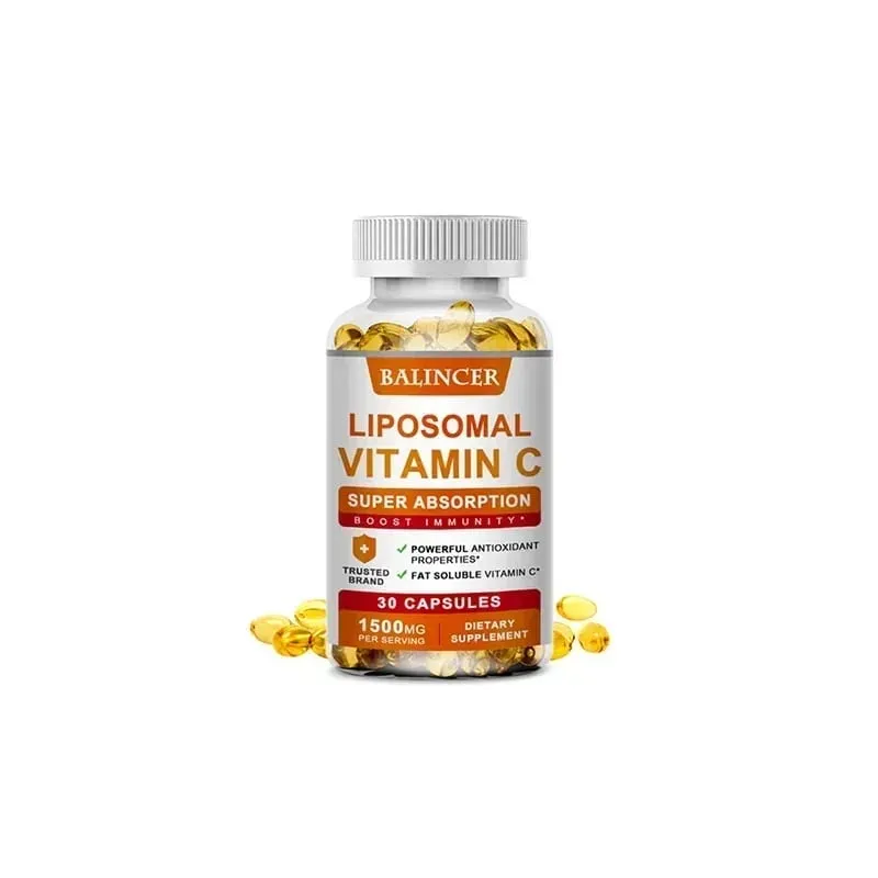 Liposomal Vitamin C Supports Antioxidant Health & Immune Function High Absorption Non-GMO Gluten Free – 120 Capsules