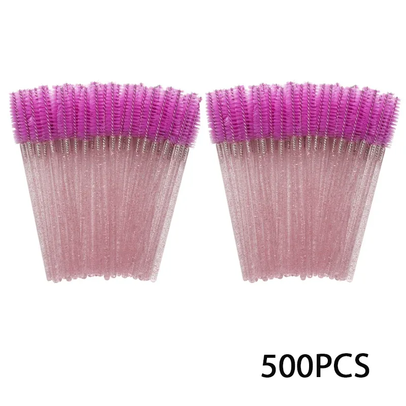 500Pcs Lash Brushes Eyelashes Extension Brush Kits Makeup Tool For EyelashMascara Wands Applicator Spoolers Tools Χονδρέμπορος — image 9
