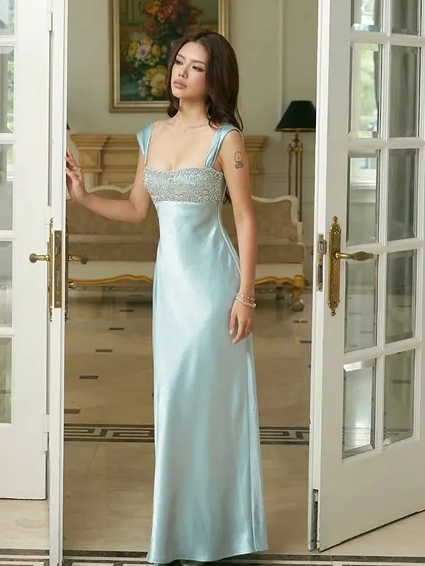 Nibber فستان بحزام أنيق المرأة منخفضة الرقبة المرقعة مساء كلاسيكي مثير وصمة عار عيد الحب يؤرخ سليم Coquette طويل Bodycon