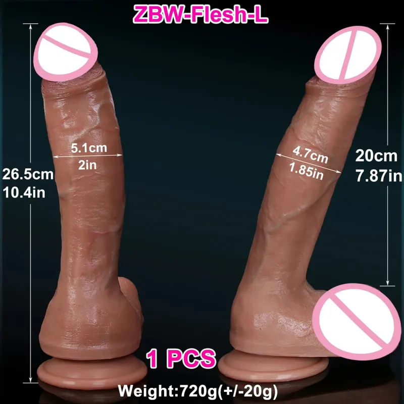 S M L Weiche Realistische Anal Big Dildo Doppel Silikon Saugnapf Eichel Penis Sex Spielzeug für Männer Frauen Homosexuell Masturbation Orgasmus Schwanz — image 3