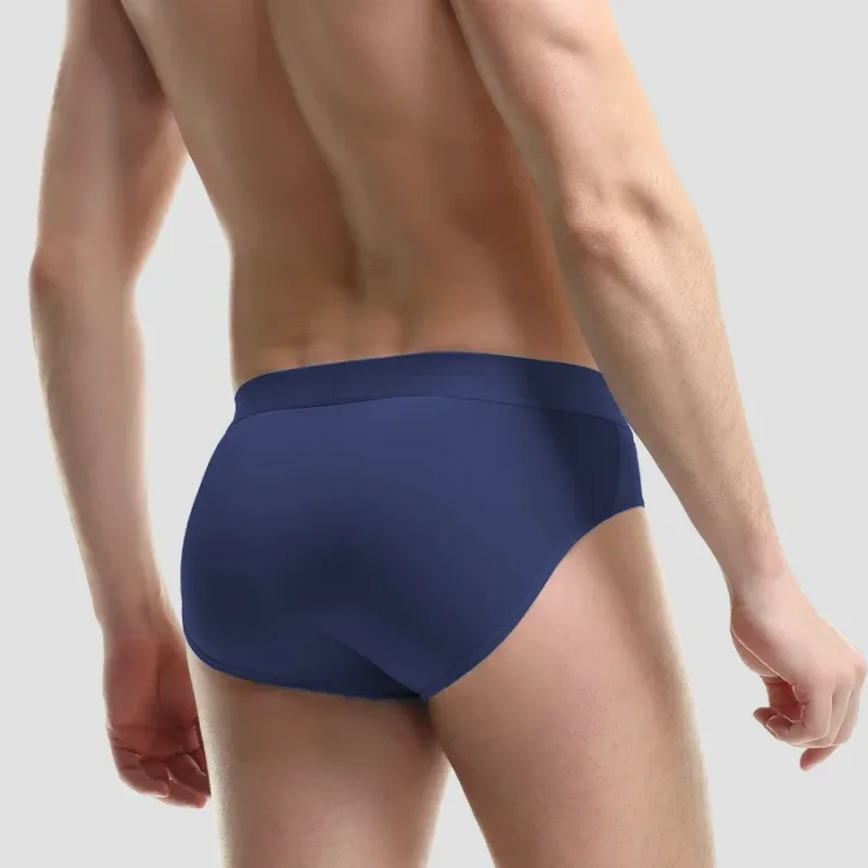 3 STÜCK Herren Ice - Seidenunterwäsche Dünn - Style für den Sommer, mit U - konvexem Slip. Atmungsaktive, einfarbige Shorts — image 2
