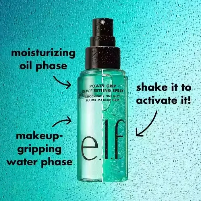 Elf Pre Makeup Green and Pink Even Skin Tone Moisturizing Base and Lasting Isolation Finishing Spray Liquid Foundation Essence — image 5