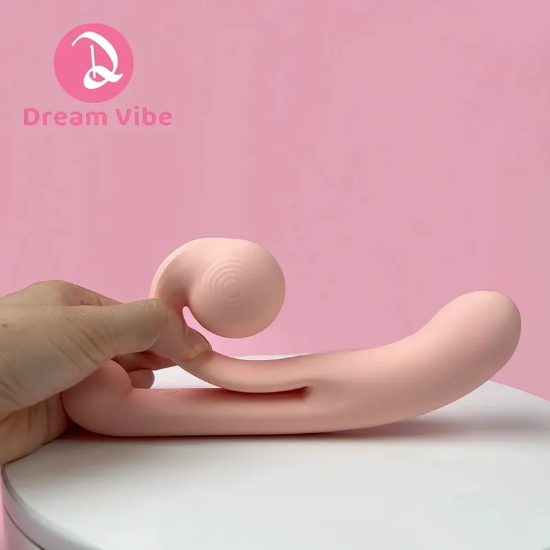 Siput Dildo Vibrator Boleh Laras Clit Fit Penembusan G-Spot Dwi Motor Keseronokan Wanita Mainan Seks Stimulasi Ganda Mainan Cinta 18+ — image 5