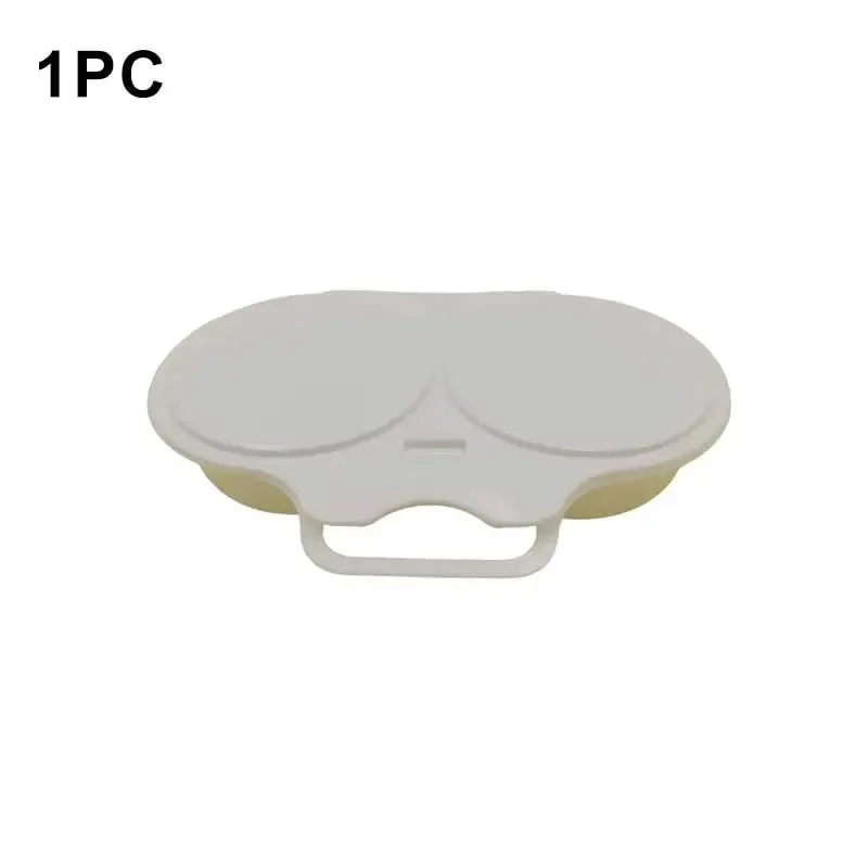 Dual Cavity Microwave Steamer Egg Cooker Food-grade Plastic Fryer Egg Steamer Mold Kitchen Accessories Kitchen Utensils