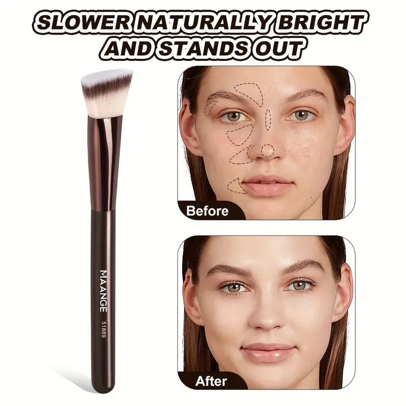 16pcs Face Brushes Set Foundation Blush Concealer Eye Shadow Brushes Multi-Purpose Brush Set Kabuki Brush Festival Gift — image 4