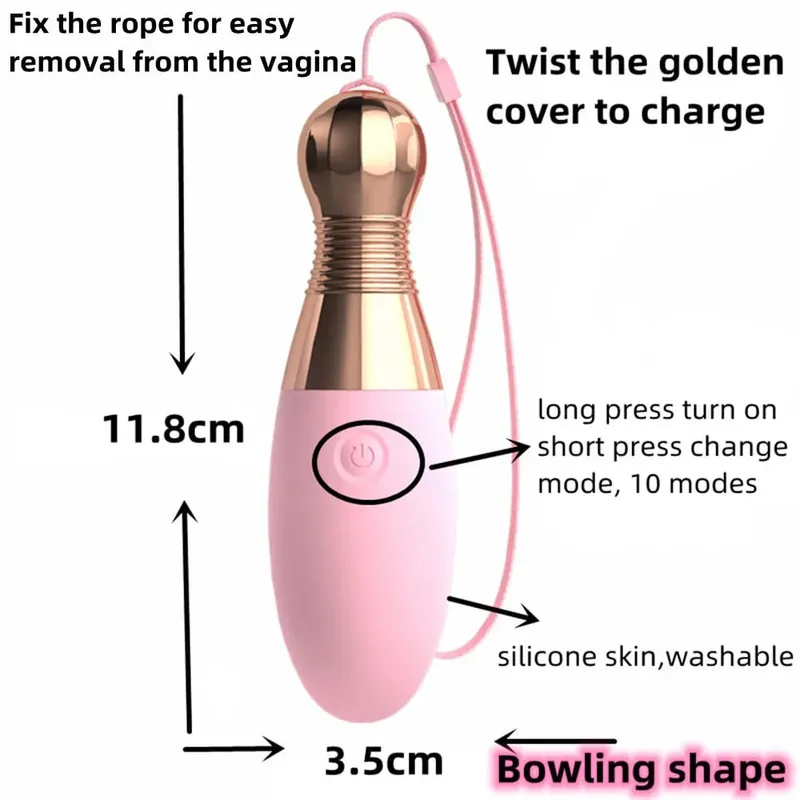 Wandนวดกระโดดไข่Bullet Vibrator G-SpotหัวนมClitoris Stimulatorเพศผู้ใหญ่ของเล่นสำหรับผู้หญิงDildo Masturbator Sex Shop — image 7
