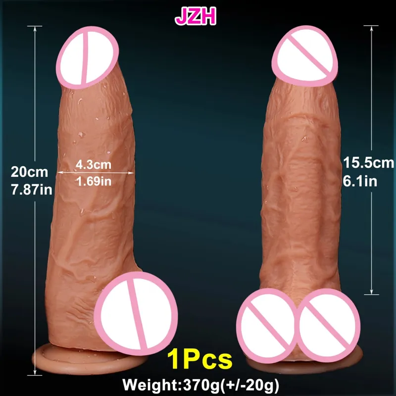 S M L Weiche Realistische Anal Big Dildo Doppel Silikon Saugnapf Eichel Penis Sex Spielzeug für Männer Frauen Homosexuell Masturbation Orgasmus Schwanz — image 11