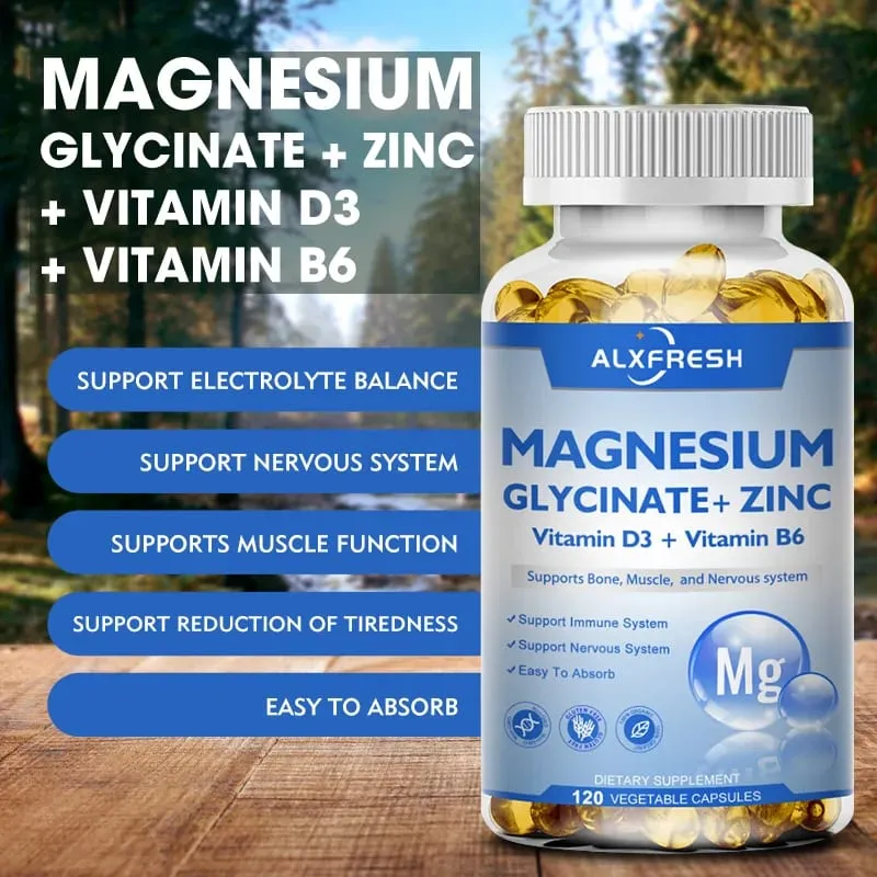 Magnesium Capsules Support Energy Metabolism Heart Rhythm Relax Muscles Stabilize Mood Improve Sleep Quality Relieve anxiety — image 3