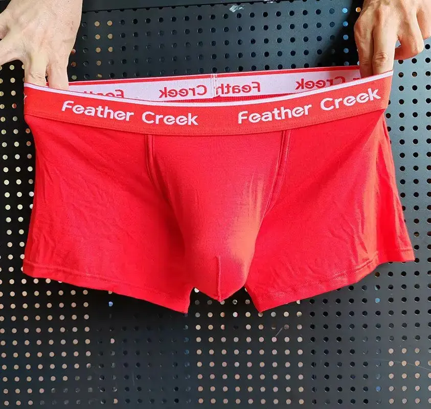 Lelaki Bulge Pouch Seluar Dalam Super Besar U-Concex Boxers Elastik Modal Selangkangan Poket Pakaian Dalam Wanita Seluar Rendah Pinggang Meningkatkan Seluar Dalam — image 2