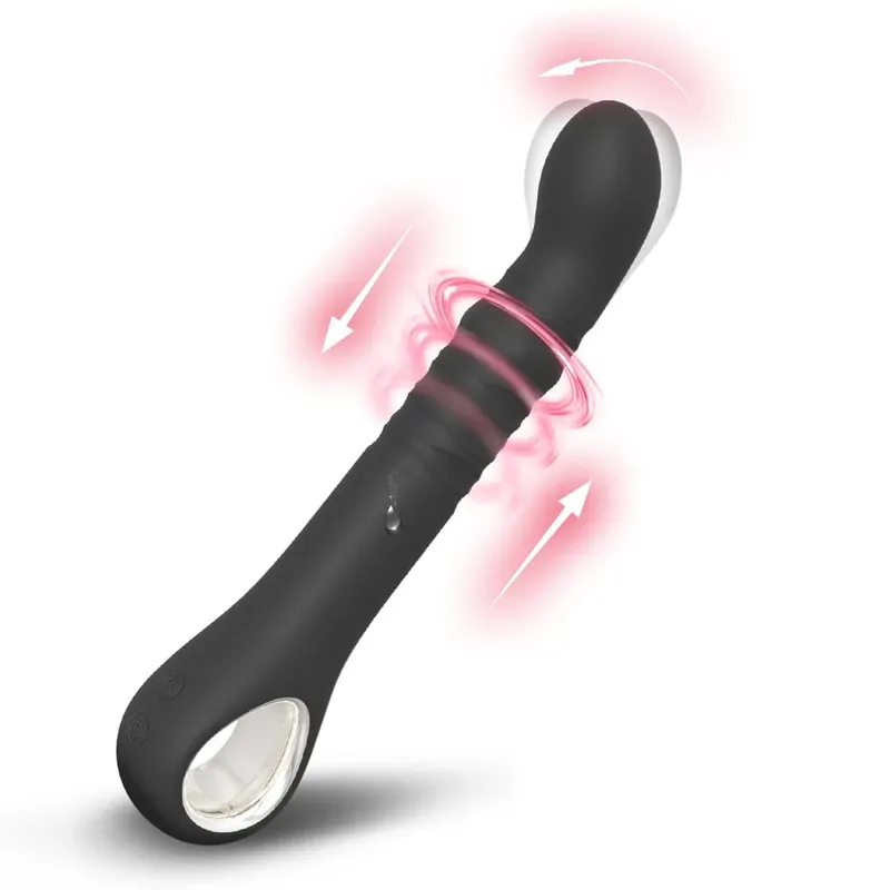 Swing G Spot gode vibrateur femmes stimulateur de Clitoris vibrant télescopique Anal godemichet Anal femelle poussée jouets sexuels pour adultes — image 1
