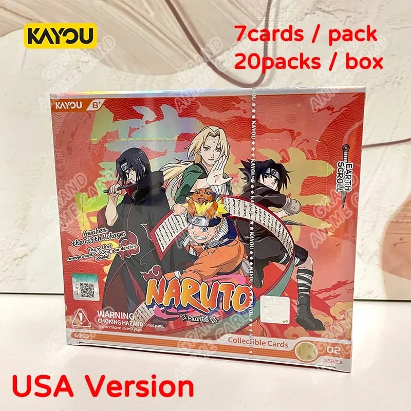 ของแท้ Naruto T4W8 JIN1 JIN2 SEA ภาษาอังกฤษรุ่น Global Version Booster กล่องอะนิเมะ TCG Rare CR Ninja World Collection การ์ด — image 10