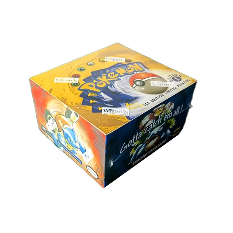 Základní sada 1. edice Shadowless Booster Box Karty pokémonů PTCG Proxy Classic Anime Collection Card 1 Set 36 balíčků 1 Pack/11 Card