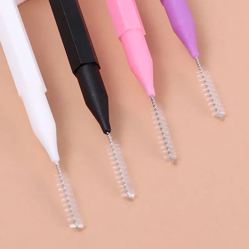 Di Động Mini Kẻ Lông Mày Dùng Một Lần Lông Mi Brow Nâng Bàn Chải Applicators Làn Mi Nối Dài Lược Làm Đẹp Dụng Cụ Trang Điểm — image 5