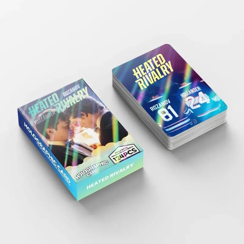 124pcs RIVALRY Dipanaskan Kad foto Pelekat Kpop Merch Lomo Kad Set Peminat Kad Koleksi Hadiah — image 4