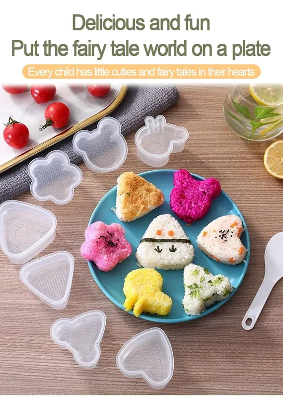 Accessori per stampi Onigiri a forma di triangolo per strumenti per la preparazione del sushi Preparare stampo per sushi Forma di stampo per riso SSGJ002 — image 7