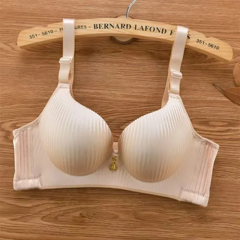 Sexy Wireless Push Up Bra No Steel Ring Seamless 8cm Thick Padded Lingerie for Women Comfort Adjustable Straps — image 12