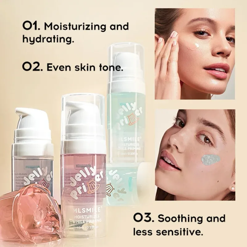 Set Rias Wajah All in One Liquid Foundation Powder Primer dan Egg untuk Hasil Matte Tahan Lama