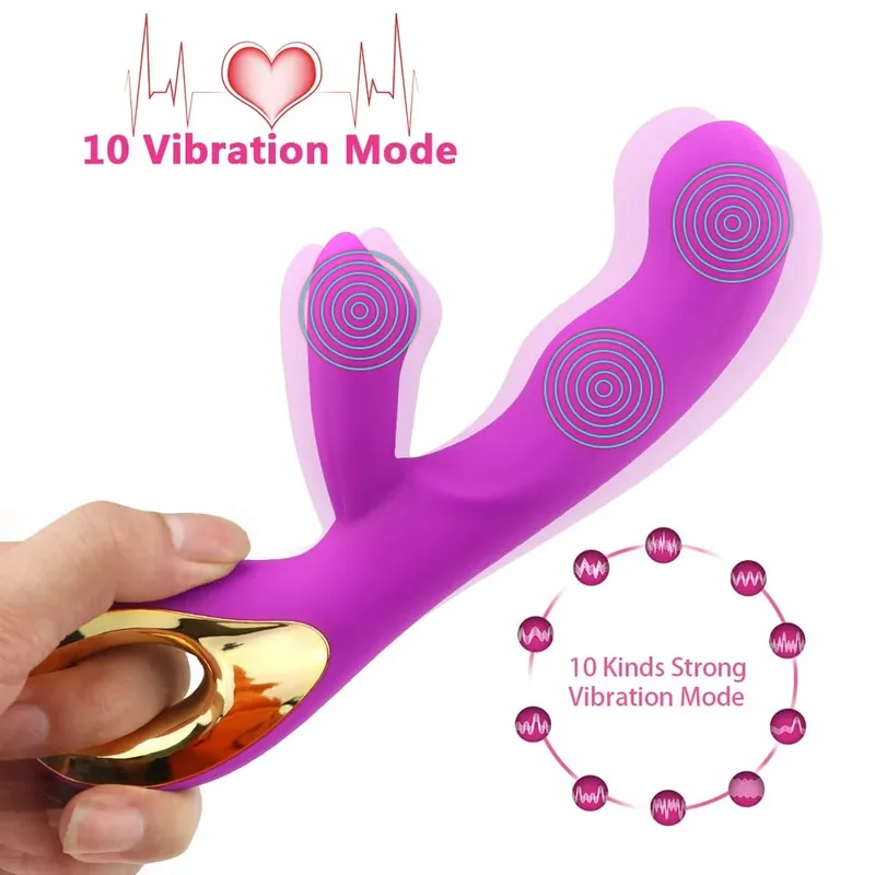 กระต่าย G Spot Vibrator สำหรับผู้หญิง 10 โหมดการสำเร็จความใคร่ Dildo ที่มีประสิทธิภาพ Masturbation Clitoris Stimulator เครื่องนวดช่องคลอดของเล่นสำหรับผู้ใหญ่ — image 4