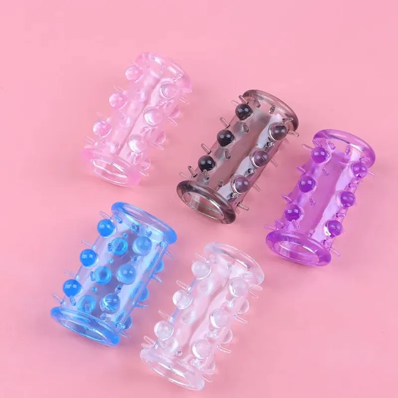 Einstellbare Big Cock Ring Wiederverwendbare Silikon Lange Kondom Penis Hülse Verzögerung Ejakulation Zeit Anhaltende Sex Spielzeug für Männer — image 2