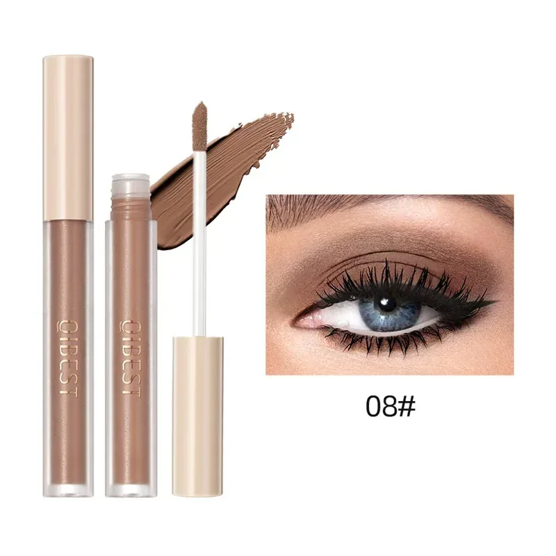 8 สี Matte Nude Eye Bronzer Liquid อายแชโดว์กันน้ำ Long Lasting Eye Shdaow Natural Cheek Contour ผู้หญิงแต่งหน้าเครื่องสำอาง — image 11