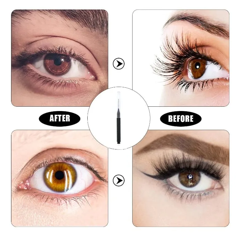 5/10/50PCS 미니 눈썹 브러쉬 눈썹 파마 브러쉬 일회용 눈썹 리프팅 브러쉬 구부릴 수있는 마이크로 속눈썹 브러쉬 애플리케이터 도구 — image 5
