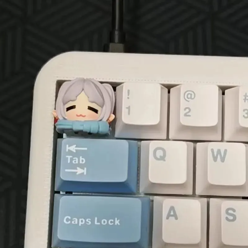 Anime frieden série tema único keycap resina personalizada samambaia personagem dos desenhos animados modelo de brinquedo teclado mecânico es decoração presentes — image 6