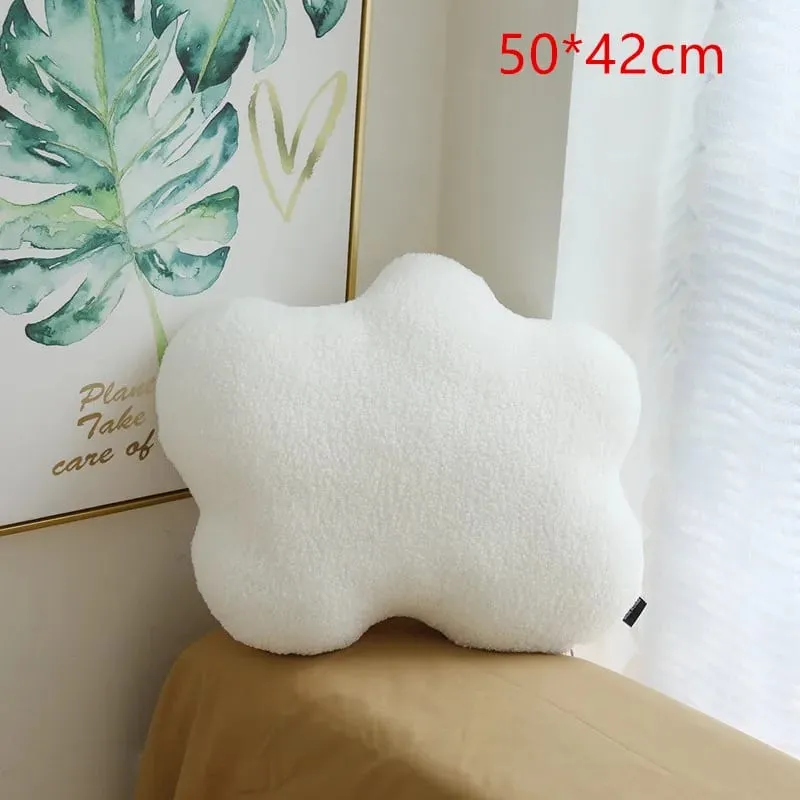 New Nordic Ball Solid Color Cushion Stuffed Flower Plush Pillow for Sofa Waist Office Cushion Kid Toy Gifts Home Decoration