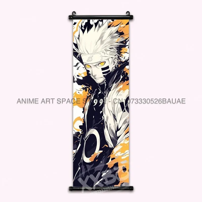 Anime Naruto Appeso Pittura Hatake Kakashi Wall Art Scrolls Immagine Uchiha Sasuke Home Decor Canvas Poster Haruno Sakura Murale