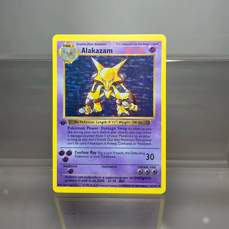 PKM Fossil/zestaw podstawowy karty PROXY Charizard Venusaur Blastoise kolekcja gier karty gry zabawki karty hobby