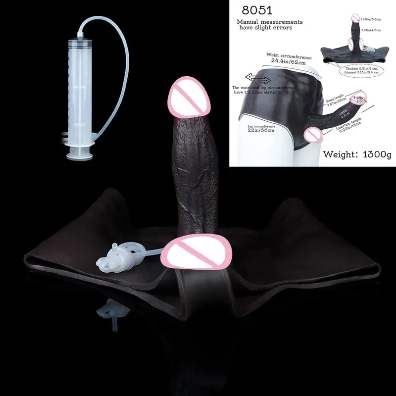 ซิลิโคน Anal Plug Squirting Dildo กางเกงกล้ามเนื้อหน้าท้อง Solid อวัยวะเพศชายช่องคลอด Anal Masturbator เพศของเล่นสำหรับหญิง — image 12