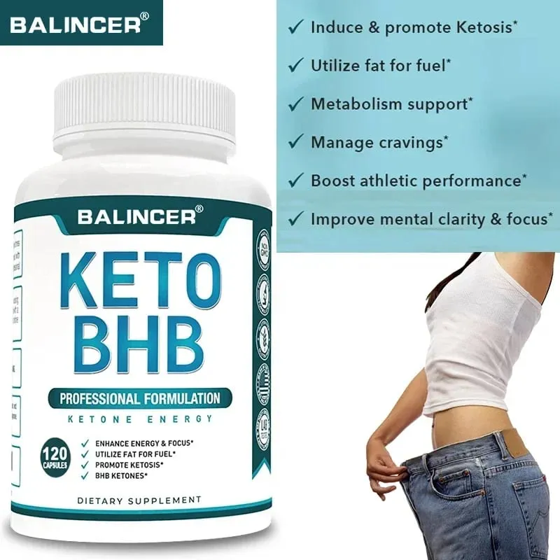 Balincer BHB Capsule brucia grassi chetogenici Brucia il grasso della pancia Crescita muscolare Nutrizione Controllo della dieta Accelera il metabolismo — image 3