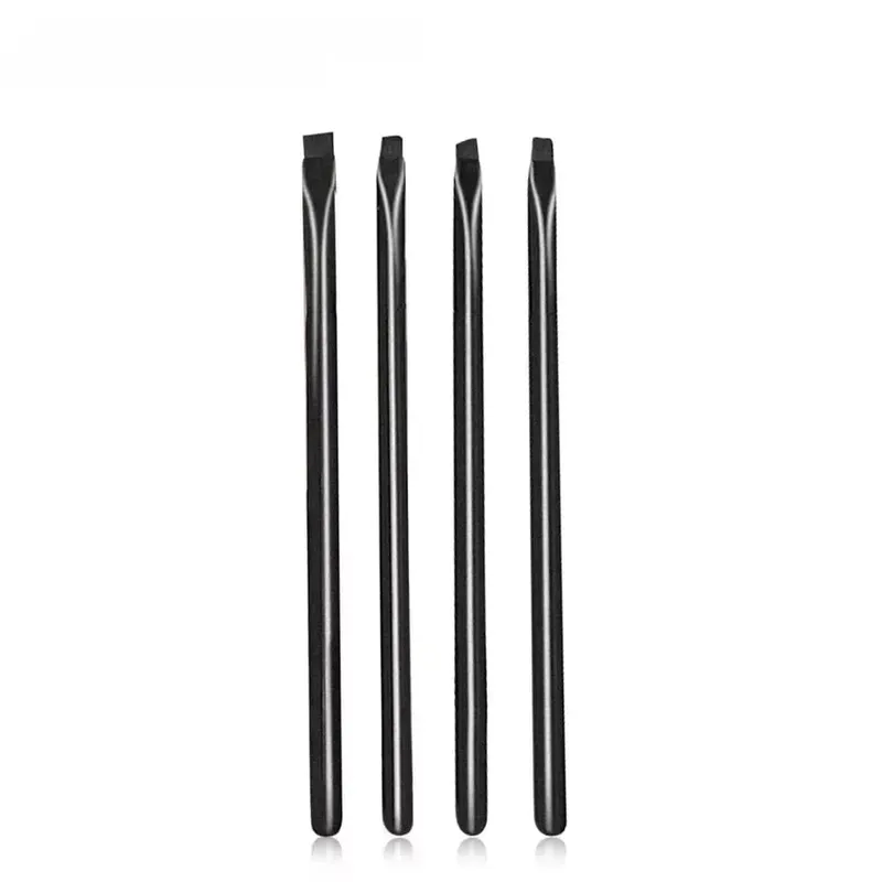 4 stks Blade Make-up Kwasten Schuine Dunne Wenkbrauw Borstel Platte Fijne Eyeliner Borstel Professionele Liner Brow Make Up Tools