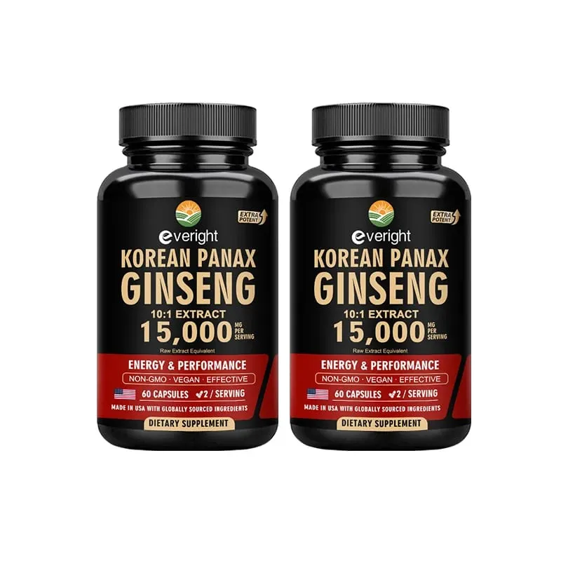 Ginseng Merah Korea untuk Vitalitas & Kinerja Pria – Ekstrak Kekuatan Ekstra 10:1 untuk Fokus Energi & Produktivitas – Ve Alami — image 9