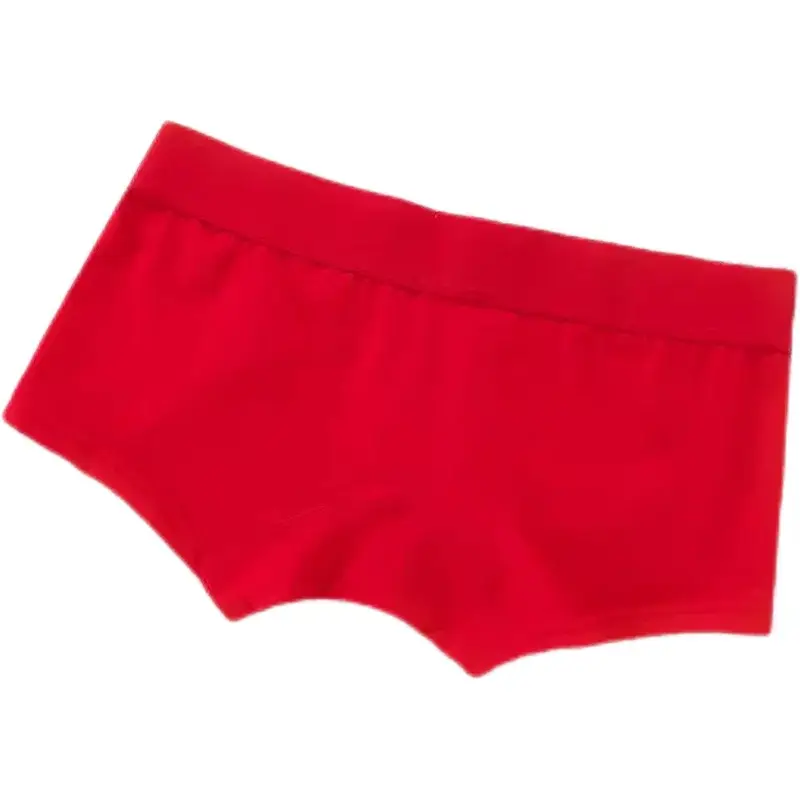 Men's Flat Corner Underpants Low Rise Fashion Solid Color U Raised Slim Fit Breathable Shorts — image 7