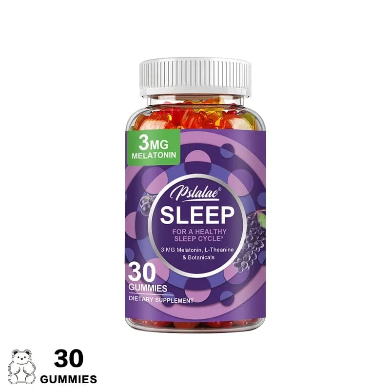 Sleep Gummies - พร้อมเมลาโทนิน L-Theanine - ช่วยการนอนหลับบรรเทาความเครียดส่งเสริมการนอนหลับอย่างรวดเร็วและเพิ่มคุณภาพการนอนหลับ