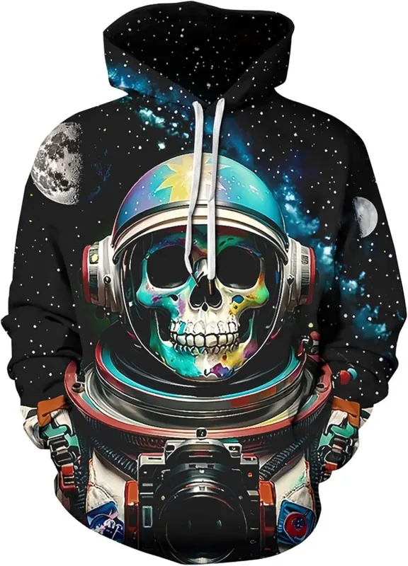 Mens Graphic Hoodies Unisex Novelty Print Hoodie, 3D Pattern Pullover Sweatshirt With Pocket, Long Sleeve Warm Graphic Hoodie Me — image 12
