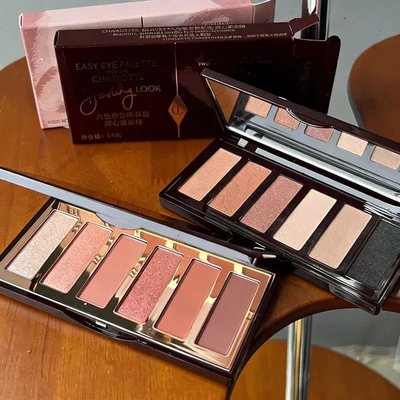 CT สี่สีอายแชโดว์ Palette Matte Glitter อายแชโดว์เงา Eye แต่งหน้าหมอน Talk Easy To Color Natural Foundation เครื่องสำอาง — image 2