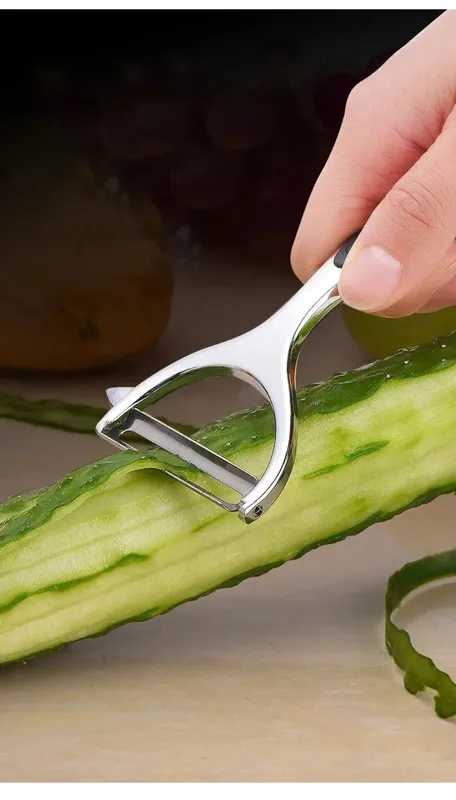 304 ステンレス鋼野菜の皮むき器ジャガイモの皮むき器多機能ニンジンおろし金フルーツツールキッチンアクセサリー料理 Pelador — image 9