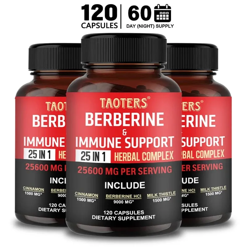 แคปซูล Berberine ประกอบด้วย Ceylon Cinnamon และ Milk Thistle เพื่อสนับสนุนสมดุลกลูโคส สุขภาพตับ การย่อยอาหารและลดน้ำหนัก — image 8