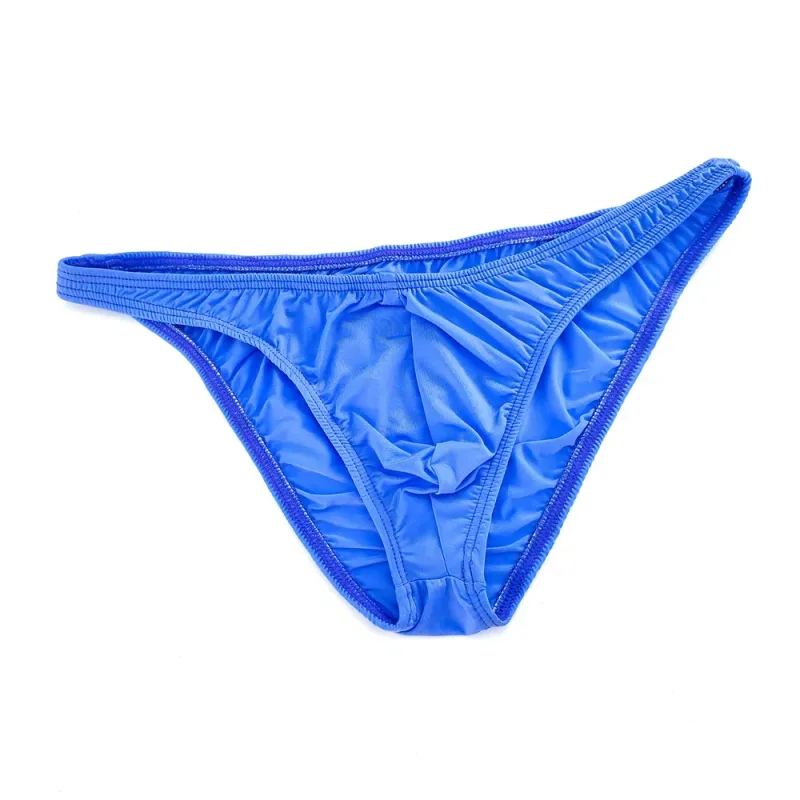 Rosa Herren-Slips, Nylon-Spandex, bequeme, atmungsaktive Unterhose mit niedriger Taille, schnell trocknende Herren-Bikini-Unterwäsche aus Eisseide — image 29