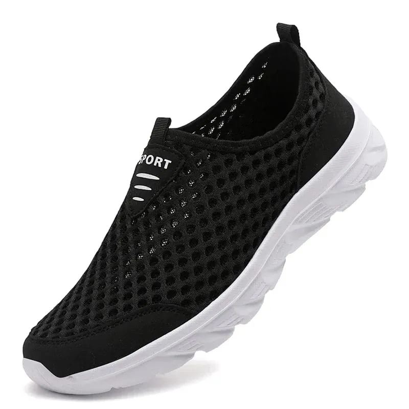 Breathable Men's Casual Sneakers Lightweight Men Vulcanized Shoes Outdoor Male Loafers Soft Big Size Casual Shoes Non-slip Flats — image 6