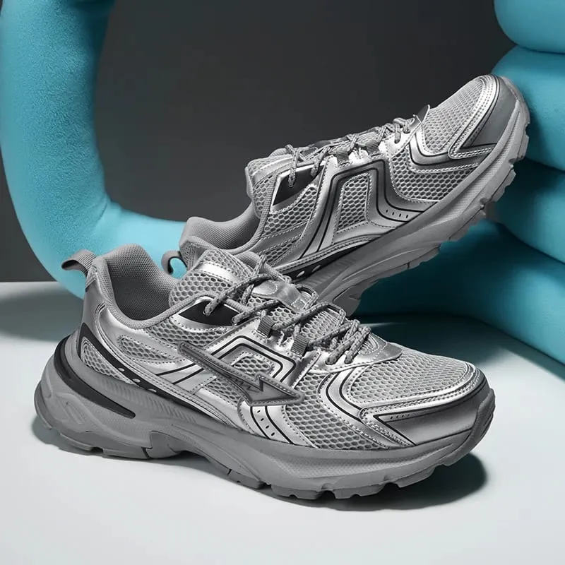 2026 Men Trendy Platform Dad Sneakers Women Breathable Mesh Soft Cushion Sport Running Non-Slip Athletic Jogging Training Shoes — image 11