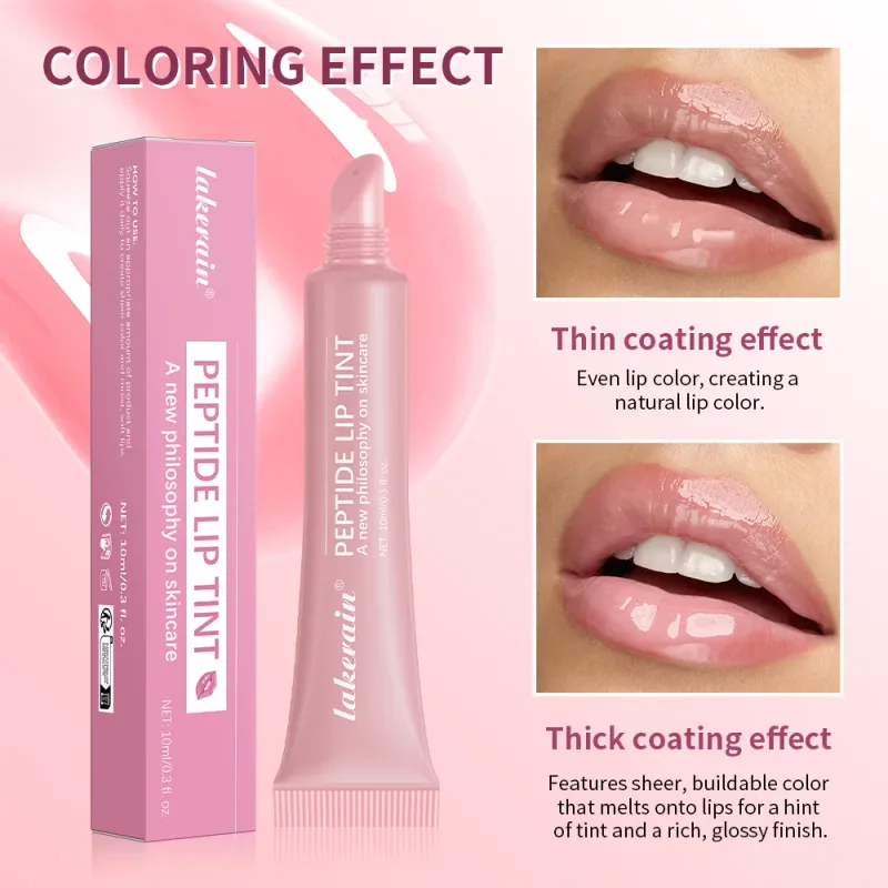 Mirror Glass Shine Lip Gloss Transparent Halo Dyeing Long Lasting Moisturizing Waterproof Cosmetics Christmas Makeup Gift — image 4