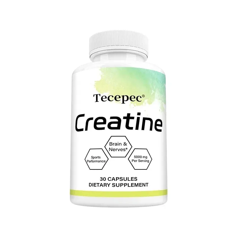 Creatine - Builds Muscle Improves Athletic Performance Enhances Physical Endurance and Improves Recovery - 120 Capsules
