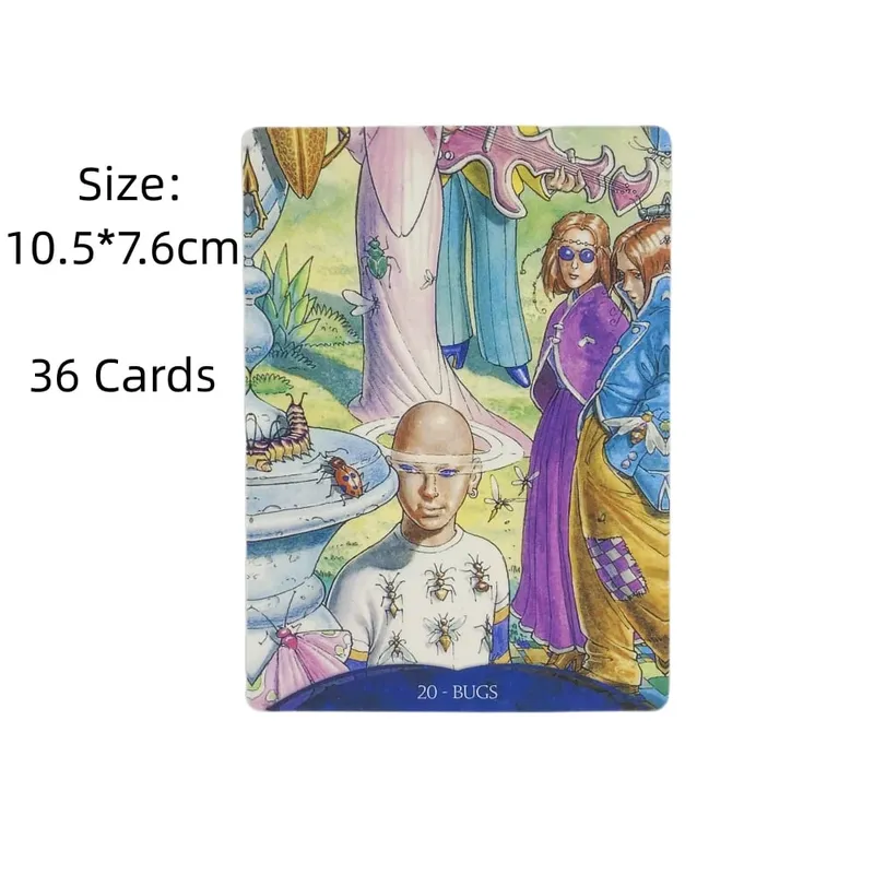 Interpretazione dei sogni Carte Oracle 39 Carte a colori Istruzioni Pdf Gioco di carte dei Tarocchi in brossura — image 3