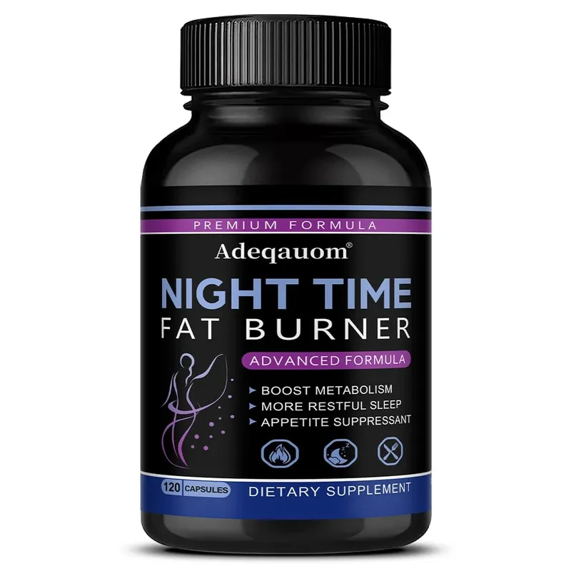 Nighttime Fat Burner Support Capsules Supports Gentle Metabolism Digestive Wellness & Restful Sleep Natural Supplement